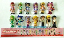 Raro Set n°13 Figurine Plastica Collezione TOKYO MEW MEW (Preziosi Italia 2003)