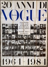 ITALIAN VOGUE POSTER: 20 ANNI
