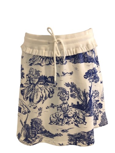 Gonna moschino cotone blu - gonna,