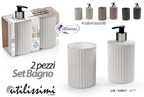 Set porta sapone - porta,