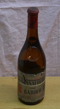 VECCHIA BOTTIGLIA VINO DA COLLEZIONE : BAROLO – FONTANAFREDDA 1964  (TI02)