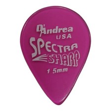 D'andrea plettro per chitarra a goccia spectra sharp spessore  1,5 mm USA