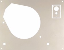 Piastra di copertura piastra faceplate per Thorens TD145 146 147 160 65 166 champagne