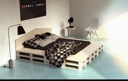 Letto con testata - , realizzato