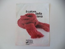 advertising Pubblicità 1982 LANA LANIFICIO MONDIAL - BRESCIA