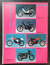 ADVERTISING PUBBLICITA' MALANCA RG50 GTS5 GTI80 ST54 DUE PIU' L