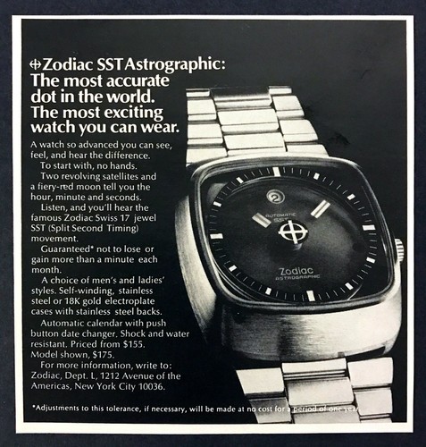 1973 zodiac sst calendario - 1973,