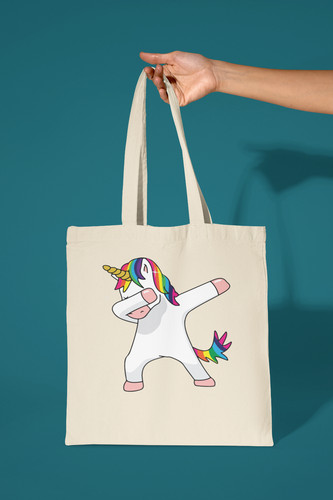 Borsa dab dance unicorno lgbt - unicorno,