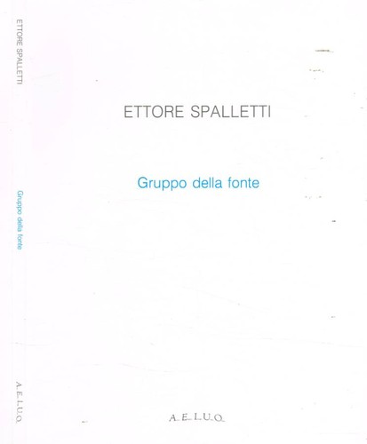 Gruppo della fonte ettore - fonte., .