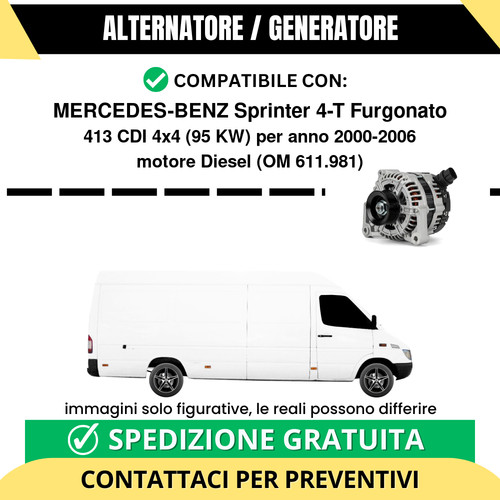 Alternatore mercedes benz - alternatore, mercedes-benz