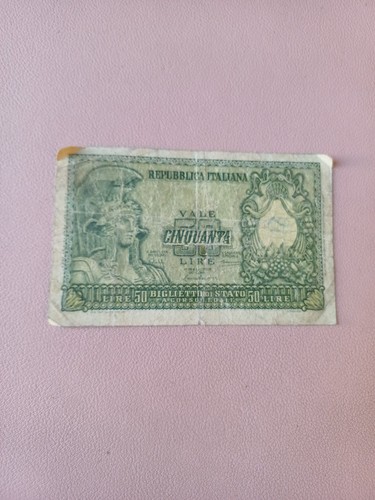 Banconota lire 12 - 50, 31/12/1951