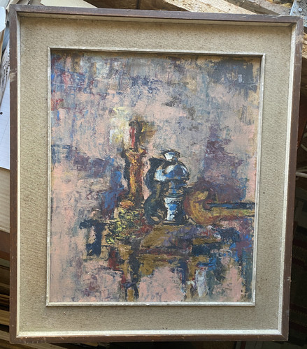 Dipinto olio natura morta - °,