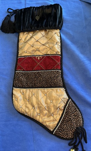 Calza patchwork natalizia