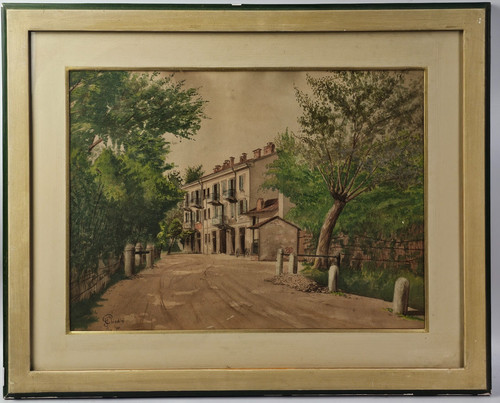 Antico acquerello 1901 - 1901, g