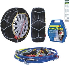 COPPIA CATENE DA NEVE G9 GOODYEAR AUTO OMOLOGATE TUV E GS ONORM - VARIE MISURE