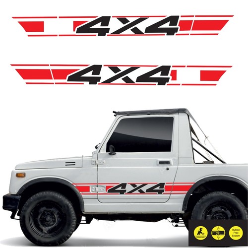 Set stickers suzuki samurai - suzuki,
