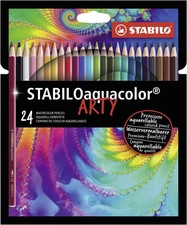 STABILOaquacolor - Matita colorata acquarellabile - ARTY - Astuccio da 24 - Colo