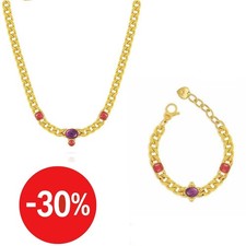 Bracciale o Collana Donna Dorata con Pietre Ops Objects OPS-LUX55 OPS-LUX57