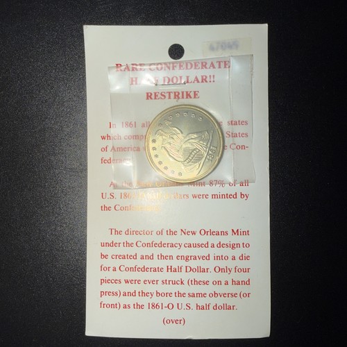 Mezzo dollaro 1861 - , confederato