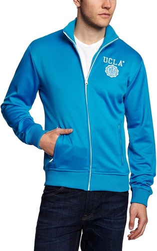 Giacca track blu zip uomo - giacca,