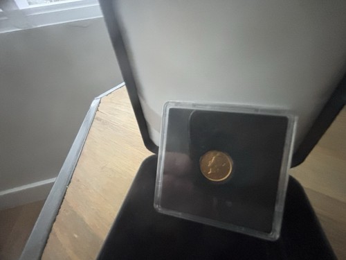 Moneta dollaro in oro - moneta,