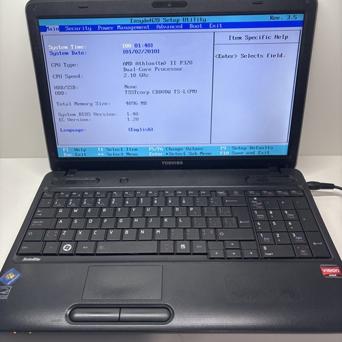 Toshiba satellite c650d - toshiba, c650d-00f