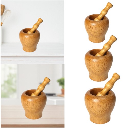 Set mortaio legno - mortaio,