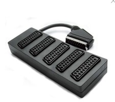 PRESA SCART MULTIPLA 5 POSTI