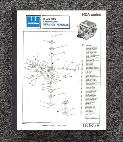 Manuale ricambi adatto - , per
