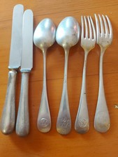 Posate in Silver Plated vintage Set per 2 persone
