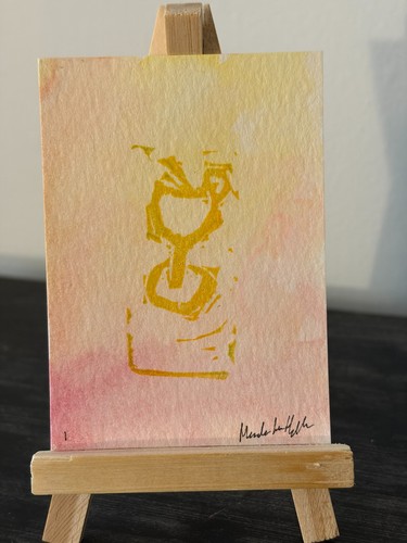 Aceo art card acquerello - aceo,