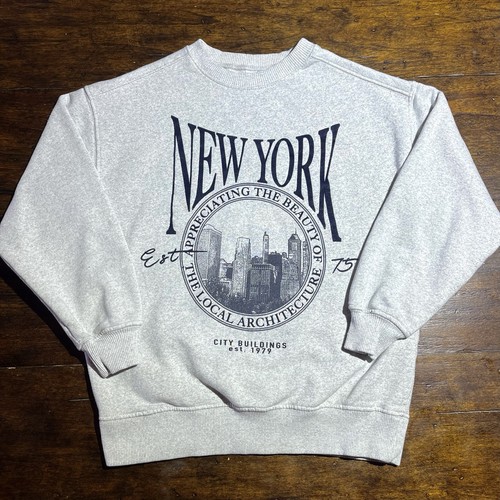Felpa pullover girocollo zara - felpa,