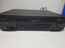 JVC HR-A51U Pro-CISION 19u 4 Head Plug & Play VHS VCR NO Remote TESTED