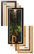 Cornice portafoto nera rovere