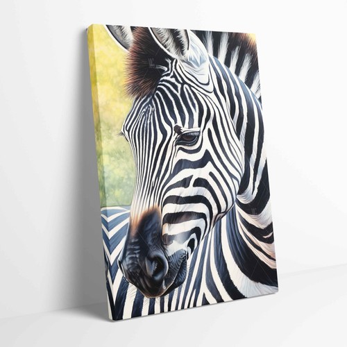 Poster zebra ritratto tela - zebra,