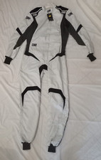 TUTA IGNIFUGA LEGGERISSIMA TG. 52 GRIGIO LUCIDO ARGENTO OMP SENZA OMOLOGAZIONE