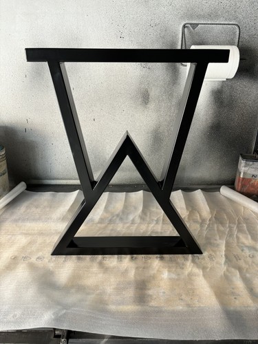 Steel table legs coppia - legs, gambe