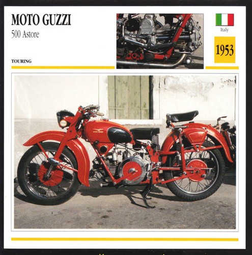 Moto guzzi 500cc astore - moto, 1953
