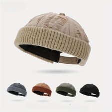 Uomo Maglia Brimless Cappello