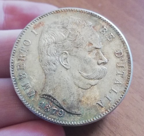 Lire 1879 riconio fondo - lire,