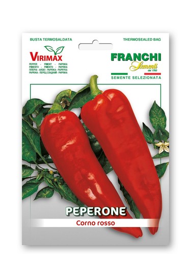 Semi peperone corno rosso - semi, di