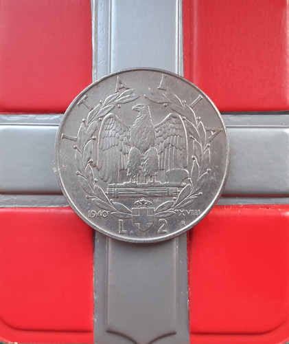 2 lire 1940 xviii - ,