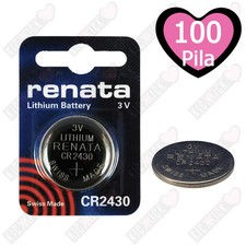 100X CR2430 Renata Batteria