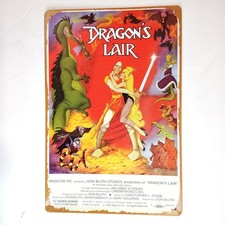 Dragons Lair Tin Sign 12×8