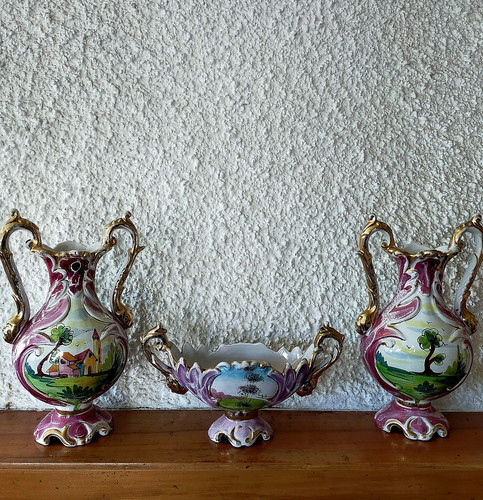 Trittico vasi salotto - trittico,