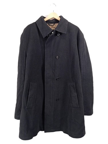 Esprit cappotto lana uomo nero - cappotto,