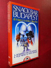 Marco LODOLI S. BRE - SNACK BAR BUDAPEST Bompiani (1988) Libro Film Tinto Brass