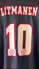 Litmanen AJAX Amsterdam Match Worn Away Eredivisie 1998 Finland Jersey Maglia