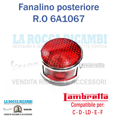 Fanalino posteriore lambretta - fanalino,