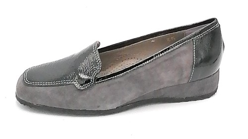 Viola 1155 mocassino zeppa